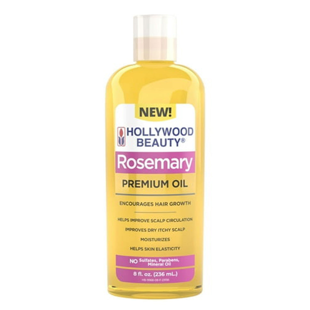 Hollywood Beauty Rosemary Oil Nourishes Hair and Promotes Scalp Health 8Oz (236ml)