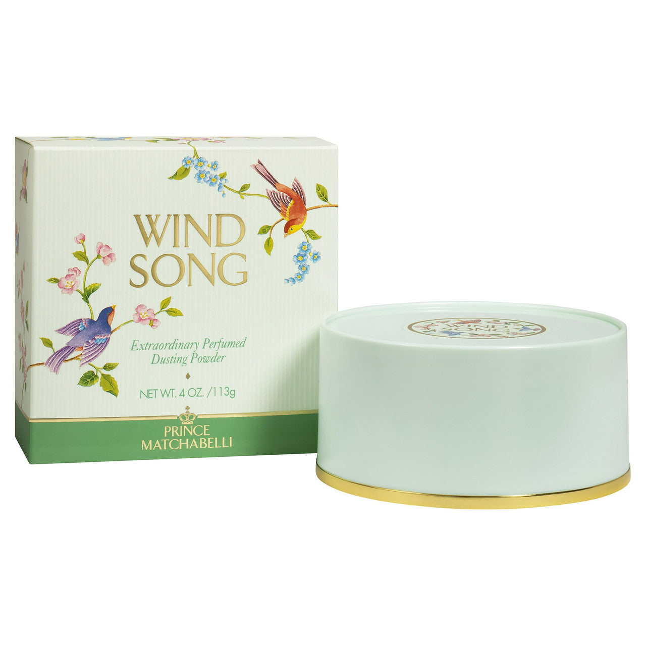 Prince Matchabelli Windsong Dusting Body Powder For Women, 4 Oz