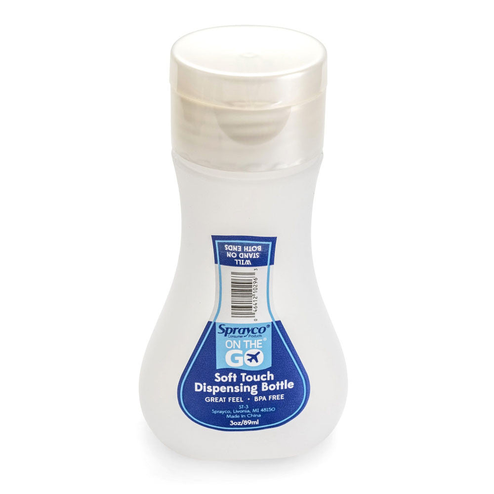Sprayco On The Go Soft touch Dispensing Bottle, 3 Oz