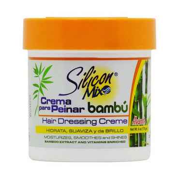 Silicon Mix Crema Para Peinar Bambu Hair Dressing Cream, 6 Oz