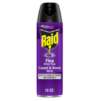 Raid Flea Killer Plus Carpet and Room, 16 Oz