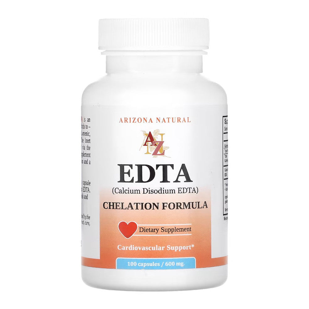 Arizona Naturals Edta 600 Mg Capsules, 100 Ea