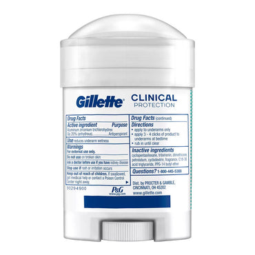Gillette Clinical Soft Solid Ultimate Fresh Antiperspirant and Deodorant, 2.6 Oz