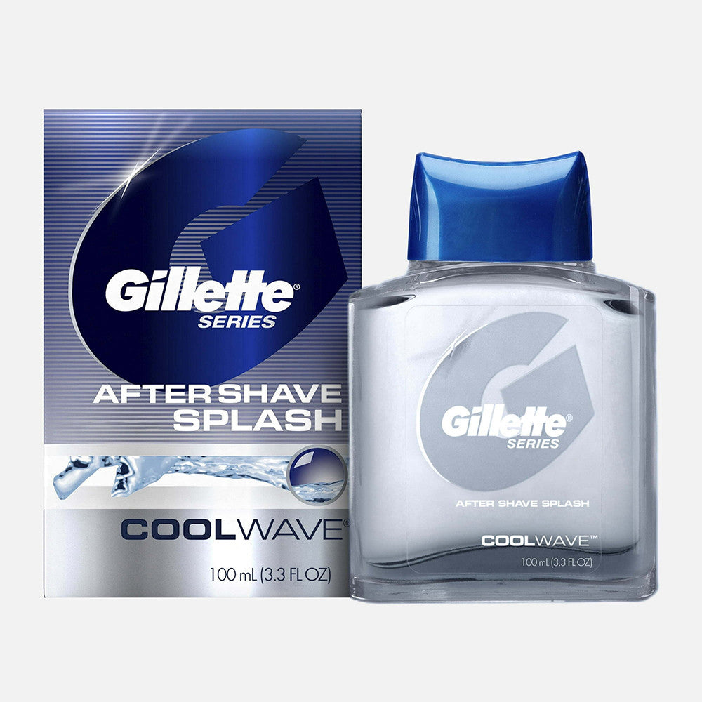 Gillette Series Cool Wave After Shave Splash Fresh, 3.3 Oz