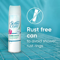 Gillette Satin Care Shave Gel Ultra Sensitive, 2.5 Oz