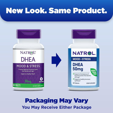 Natrol Dhea 50Mg Tablets To Promote Healthy Mood, 60 Ea