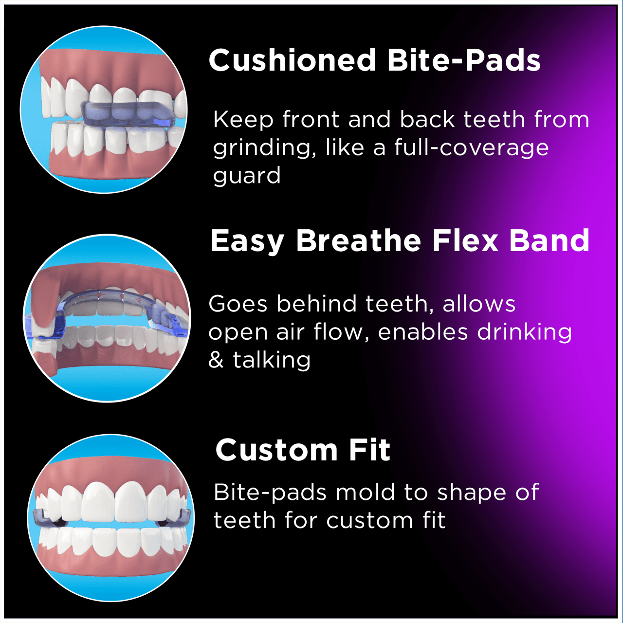 DenTek Ultimate Ultra Light Slim Dental Guard Design Custom Fit, 1 Ea