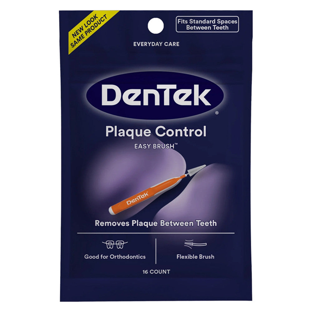 Dentek Easy Brush Cleaners For Plaque, 16 Ea