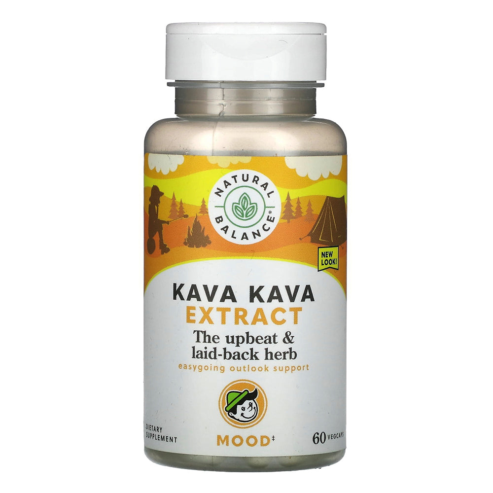 Natural Balance Kava Kava Root Extract Capsules, 60 Ea