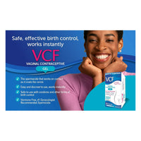 VCF vaginal Contraceptive Gel for Prevention of Pregnancy, 10 EA