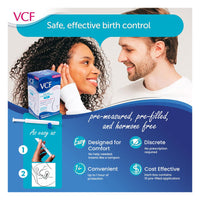 VCF vaginal Contraceptive Gel for Prevention of Pregnancy, 10 EA