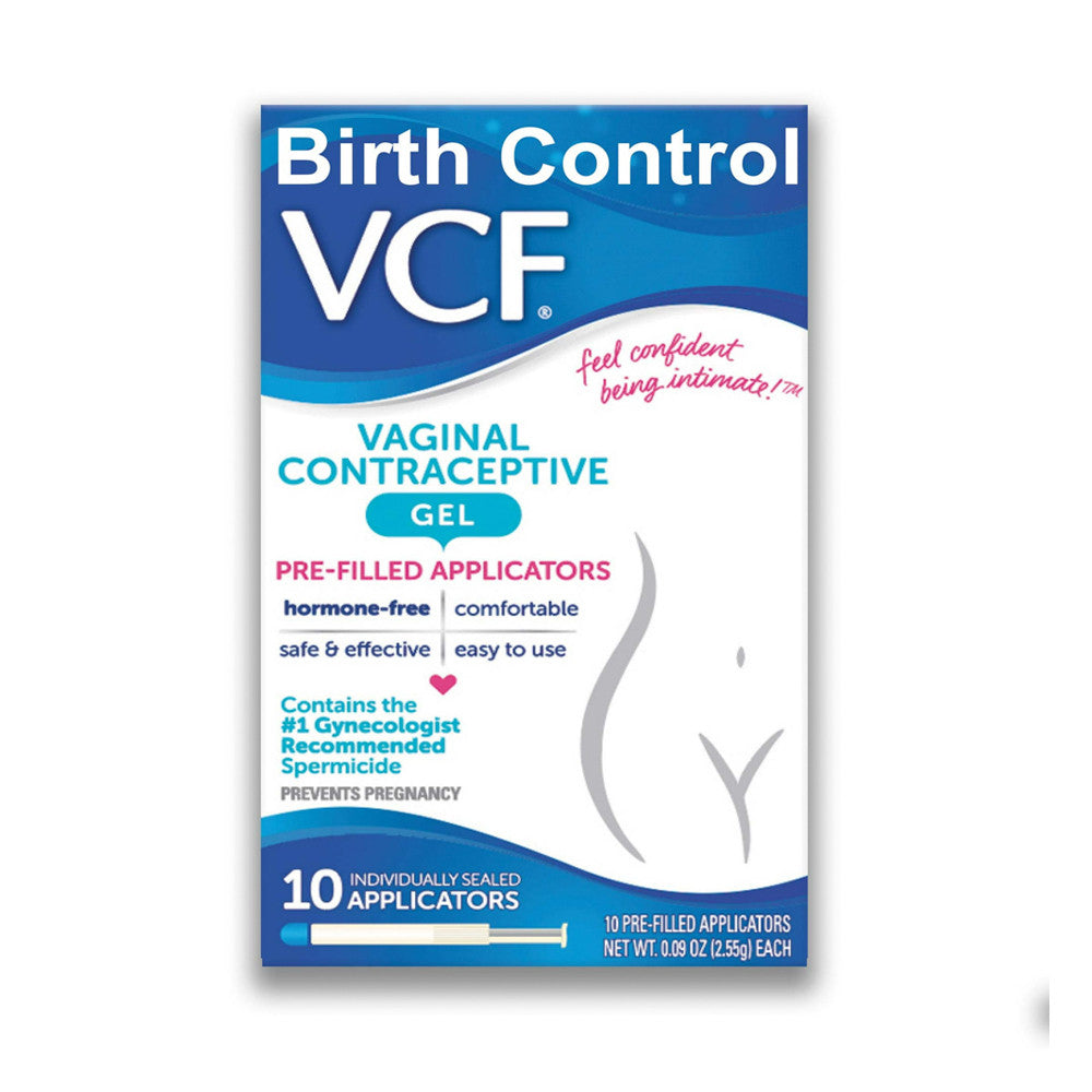 VCF vaginal Contraceptive Gel for Prevention of Pregnancy, 10 EA