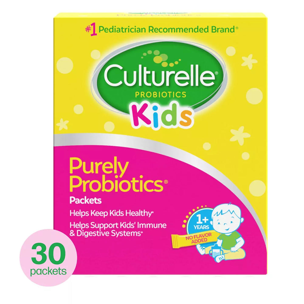 Culturelle Kids Purely Probiotics Packets for Digestive and Immune Health Support 30Ea