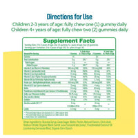 Culturelle Kids Probiotics Multivitamin, Peach Orange and Mixed Berry, 60 Ea
