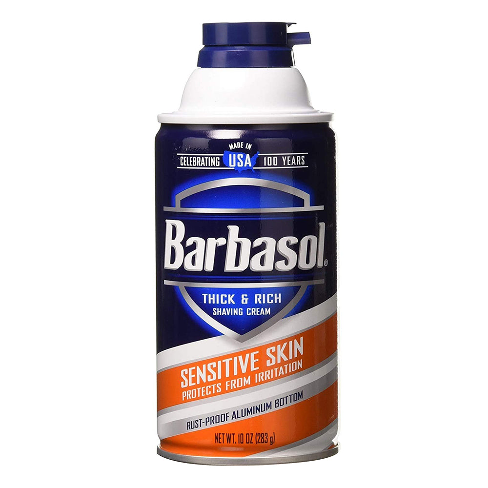 Barbasol Moisturizes Lubricates Protects Skin Shaving Cream for Men 10Oz (283g)