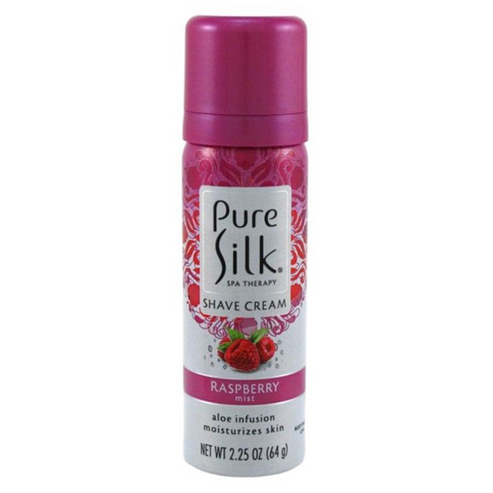 Pure Silk Shave Cream Raspberry Mist, 2.25 Oz