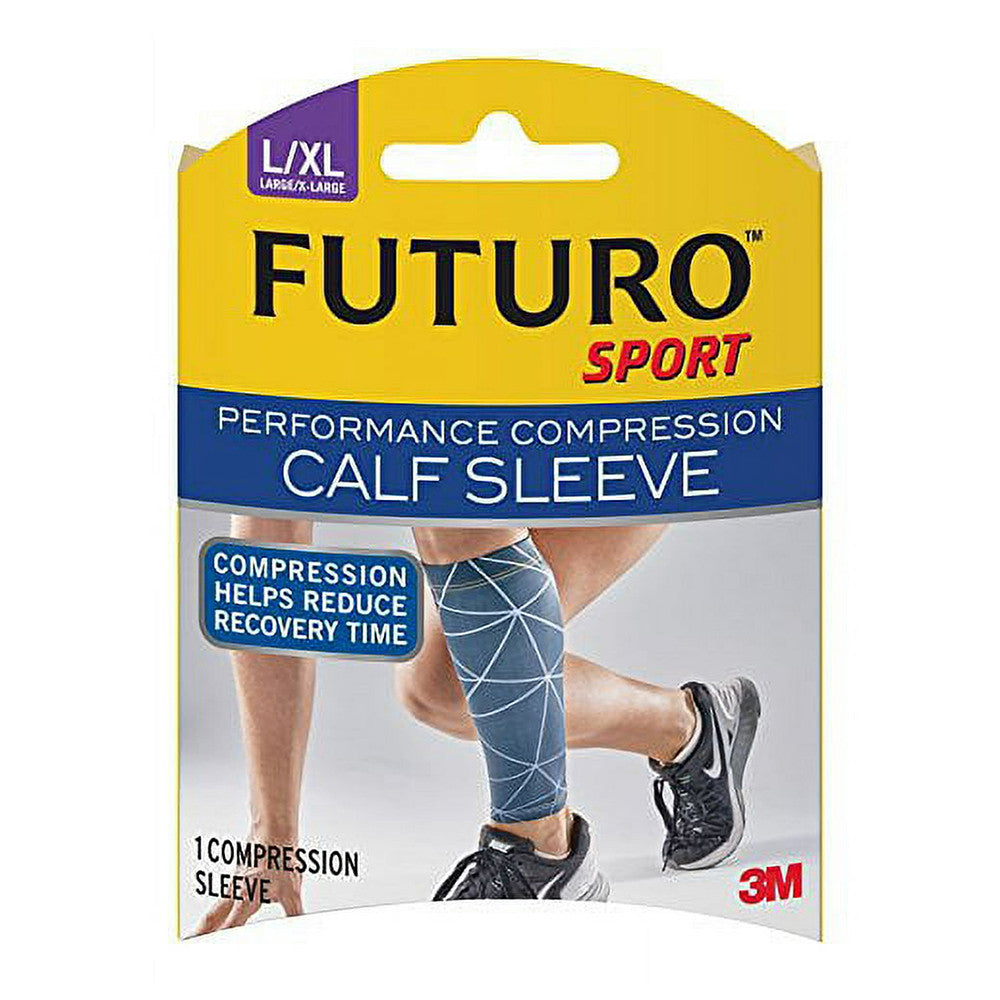 Futuro Sport 3M Calf Sleeve Compression Level, Large or Xlarge, 1 Ea