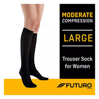 Futuro Trouser Socks For Women, Relieves Spider and Varicose Veins, 1 Ea