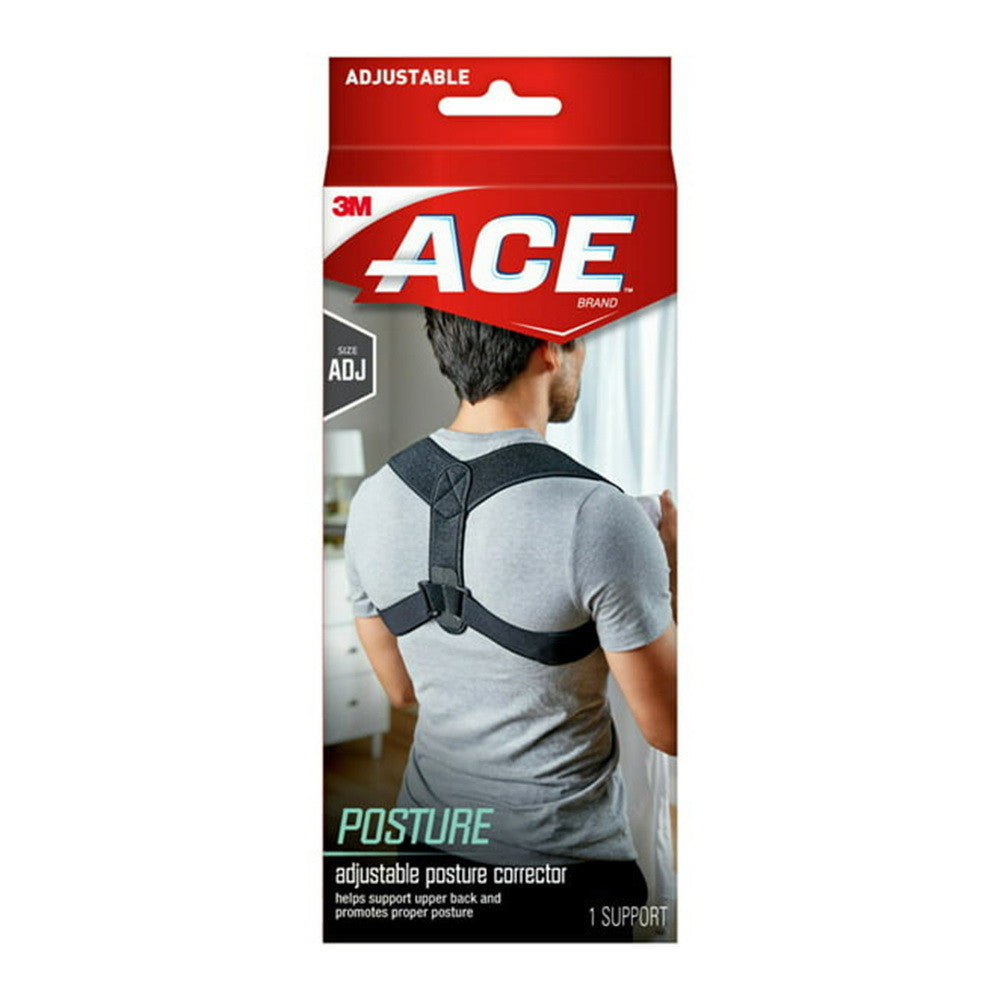 Ace Brand Posture Corrector, Black, One Size Fits Most, 1 Ea