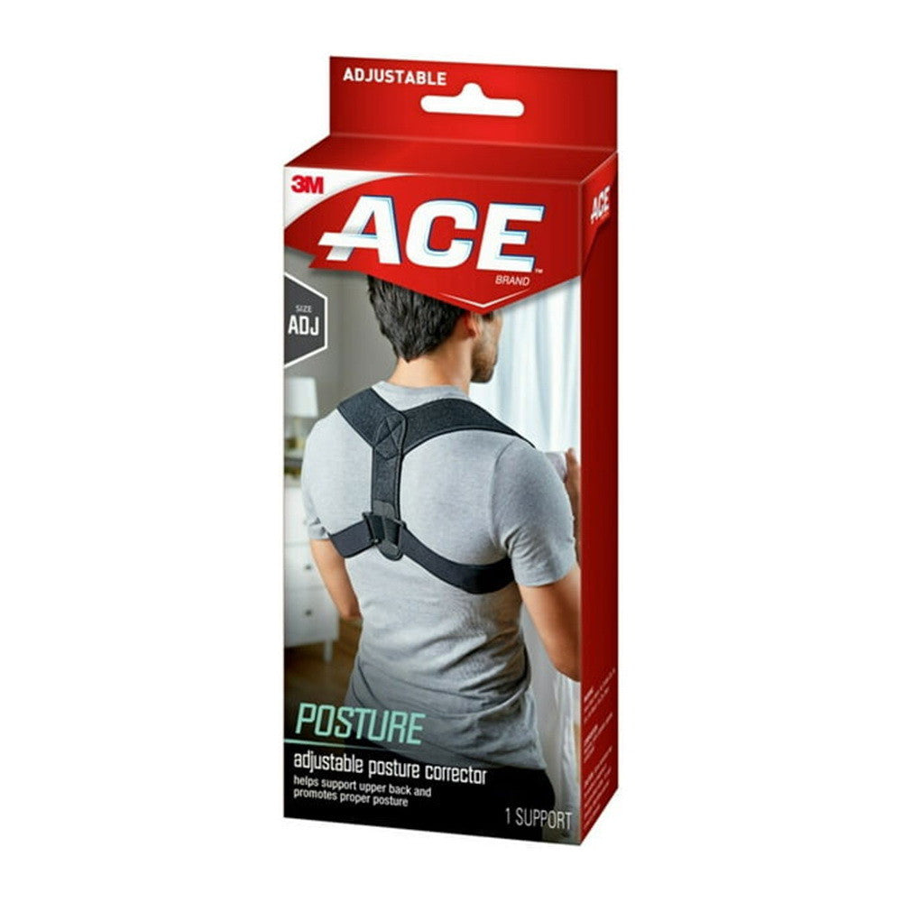 Ace Brand Posture Corrector, Black, One Size Fits Most, 1 Ea