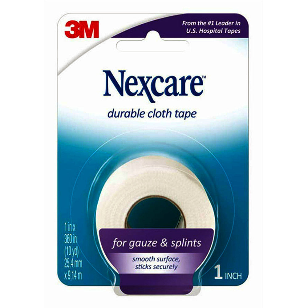 Nexcare Durable Cloth Tape 1 Inch, 1 Ea