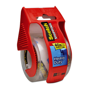 3M Scotch Packaging Tape In Sure Start Dispenser, Clear Size:142, 2 In X 800 In -1 Ea