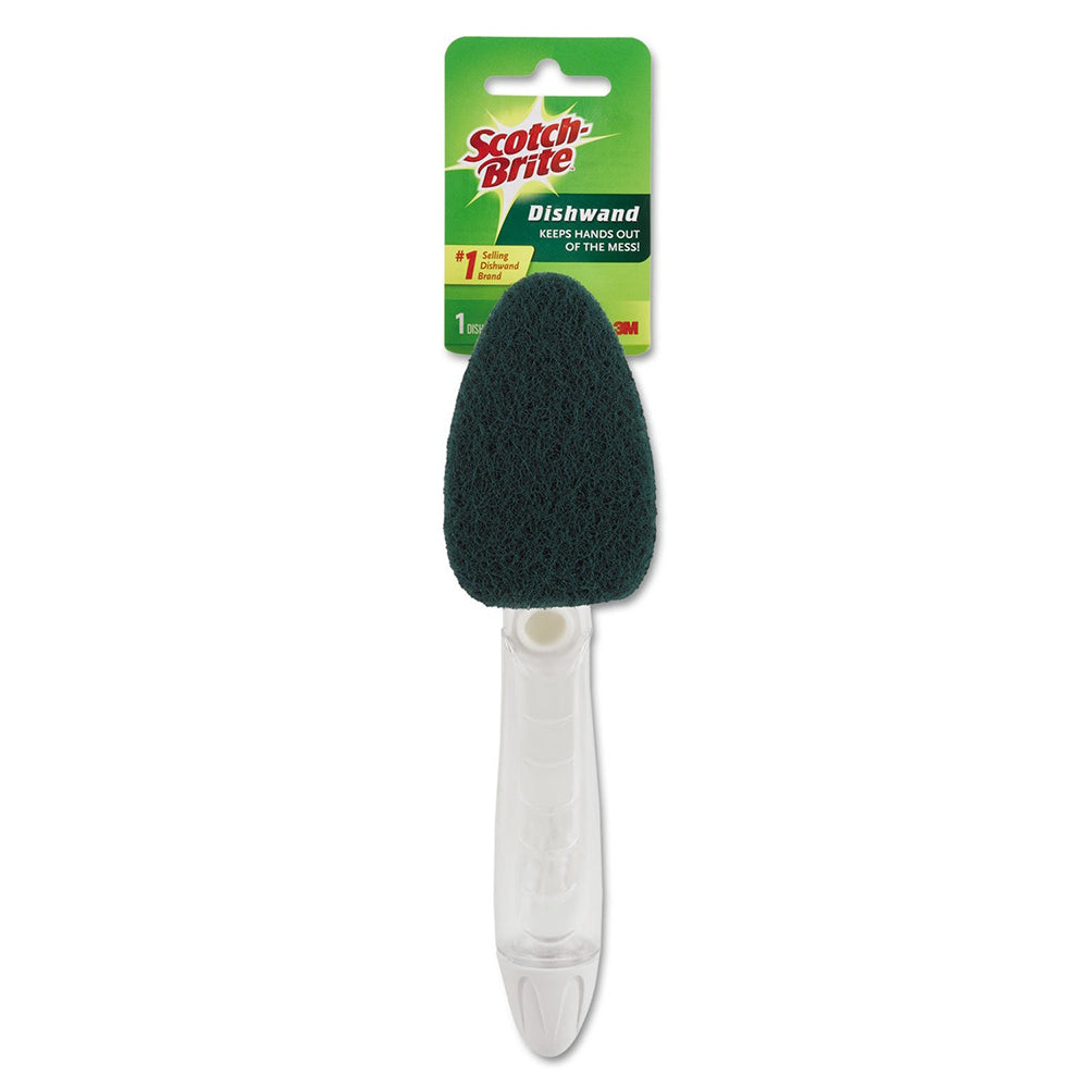 Scotch Brite Heavy Duty Dishwand Scrubber Refillable Handle Kitchen Cleaning Tool 1Ea