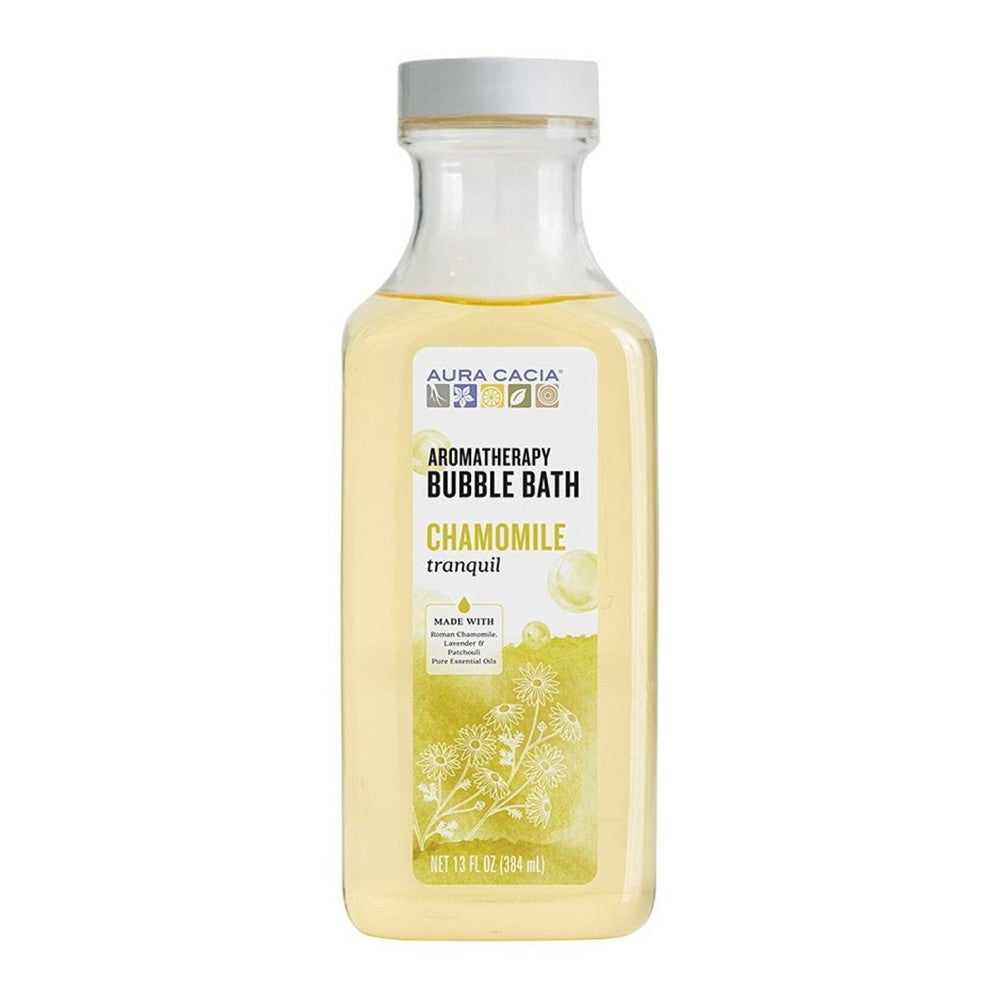 Aura Cacia Aromatherapy Bubble Bath, Tranquil Chamomile, 13 Oz