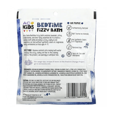 Aura Cacia Kids Bedtime Fizzy Bath Powder, 2.5 Oz