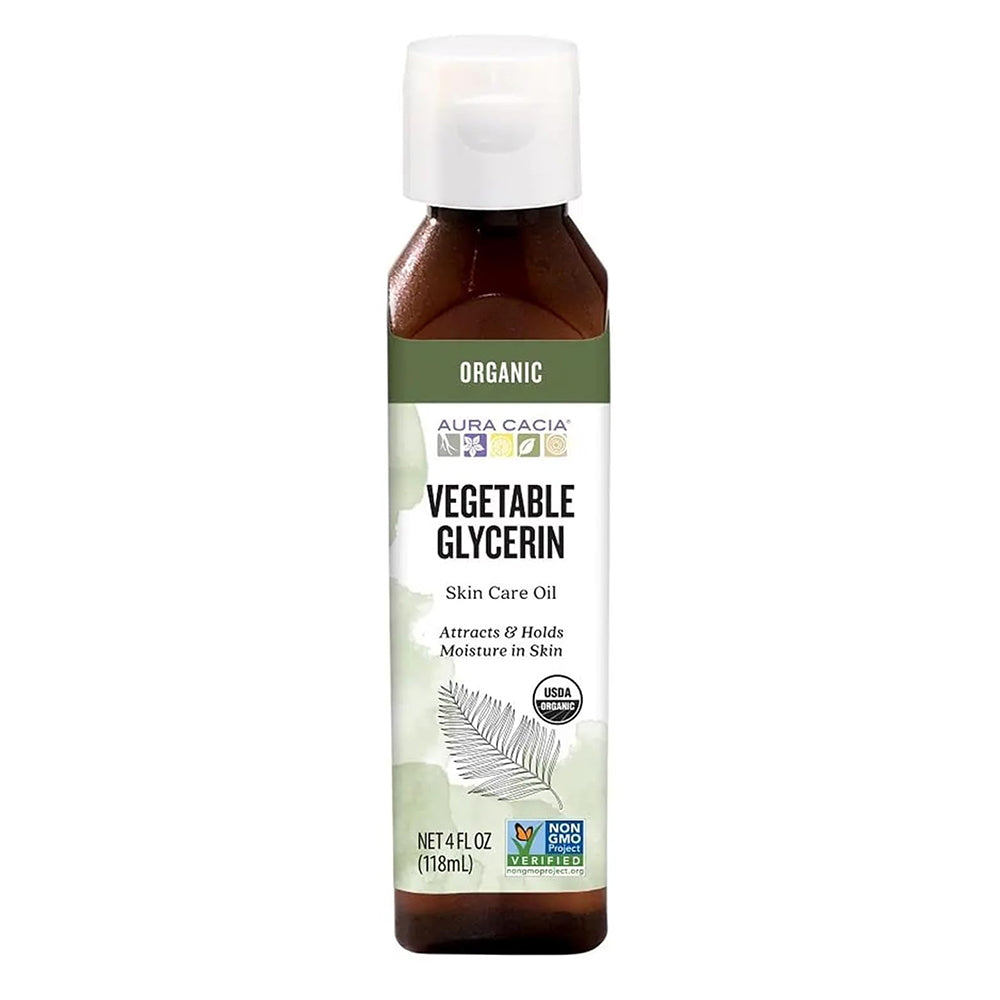 Aura Cacia Organic Hemp Seed Skin Care Oil Moisturizing and Conditioning Formula 4Oz (118ml)