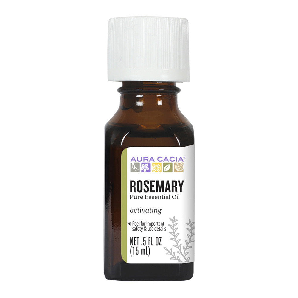 Aura Cacia 100% Pure Essential Oil, Rosemary, 0.5 Oz