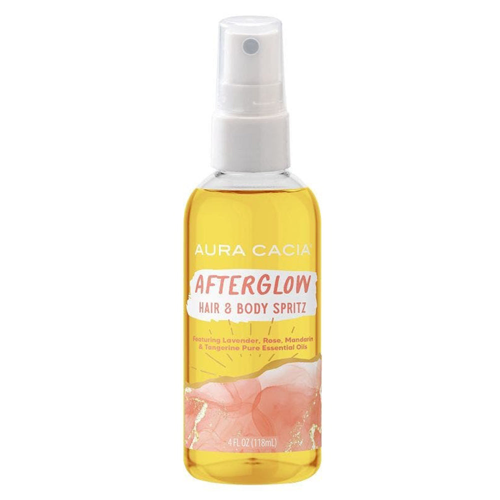 Aura Cacia Afterglow Hair and Body Spritz Elevated Body Mist Fragrance 4Oz (118ml)