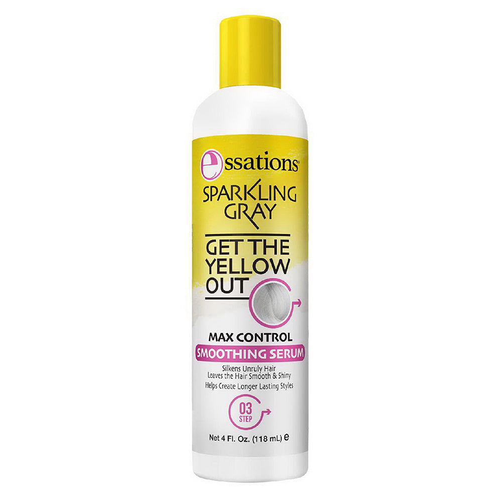 Essations Sparkling Gray Max Control Smoothing Hair Serum 4Oz (118ml)