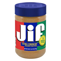 Jif Extra Crunchy Peanut Butter Jar, 28 Oz