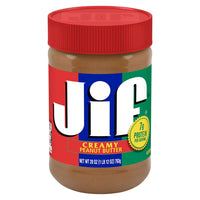 Jif Creamy Peanut Butter Jar, 28 Oz