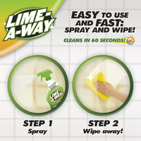 Lime-A-Way Lime Calcium Rust Cleaner, Turbo Foam, 22 Oz
