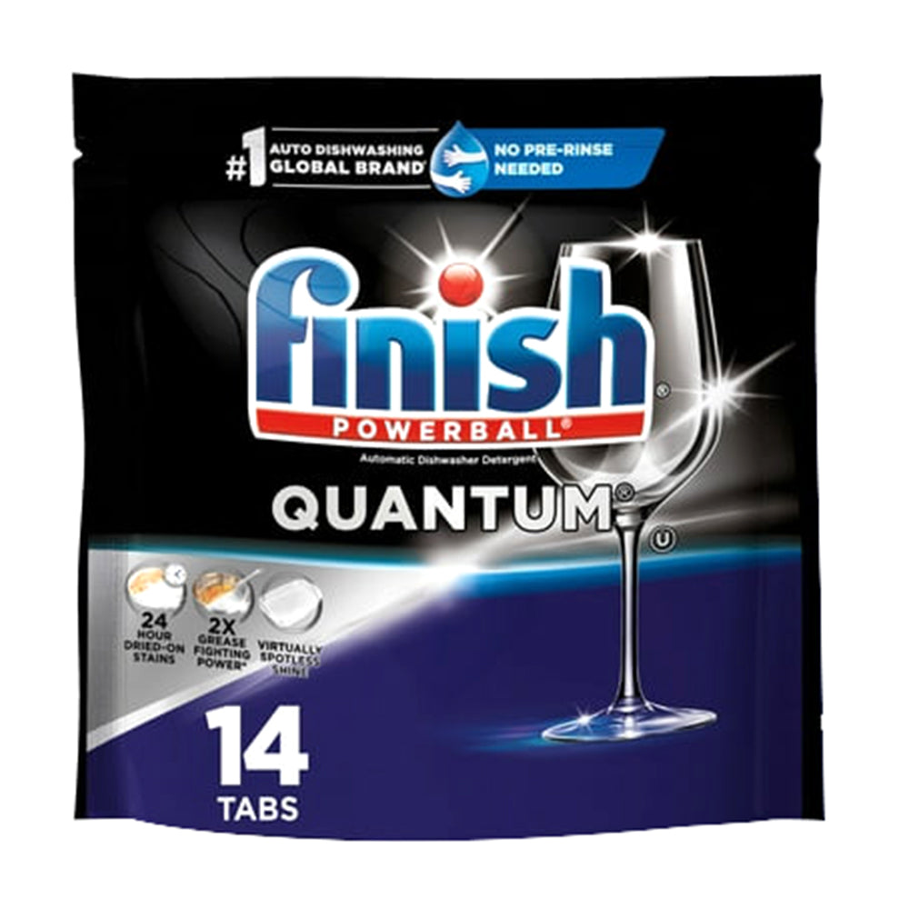 Finish Quantum Dishwasher Tablets Advanced Clean and Shine 14Ea