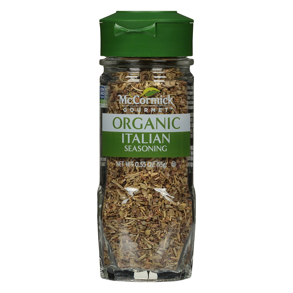 McCormick Organic Italian Seasoning Classic Herb Blend for Pasta Pizza and Salads 0.55Oz (15g)
