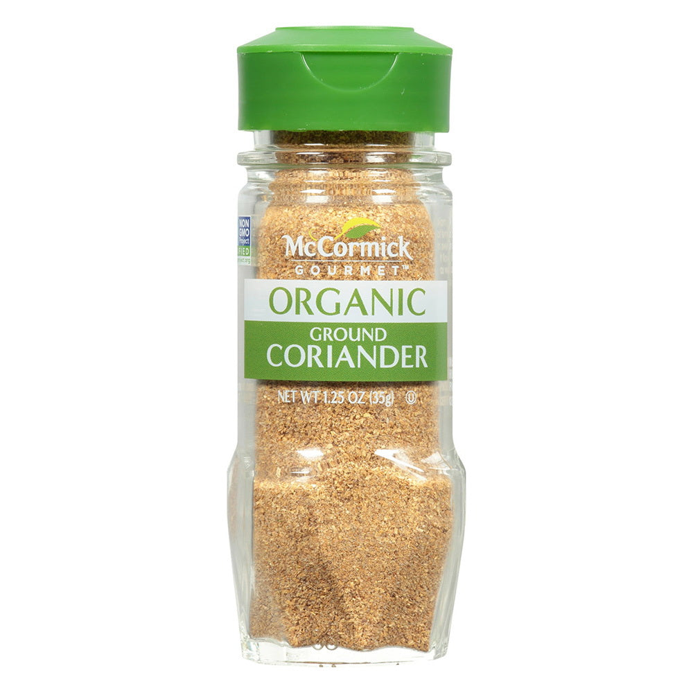 McCormick Organic Coriander Warm Citrus Flavor for Curries Soups and Marinades 1.25Oz (35g)