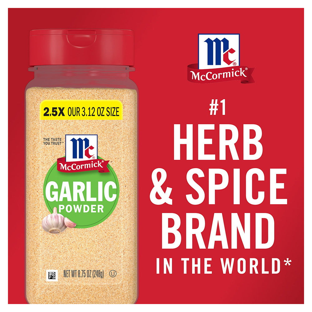 McCormick Garlic Powder for Soups Stews Sauces and More 8.75Oz (248g)