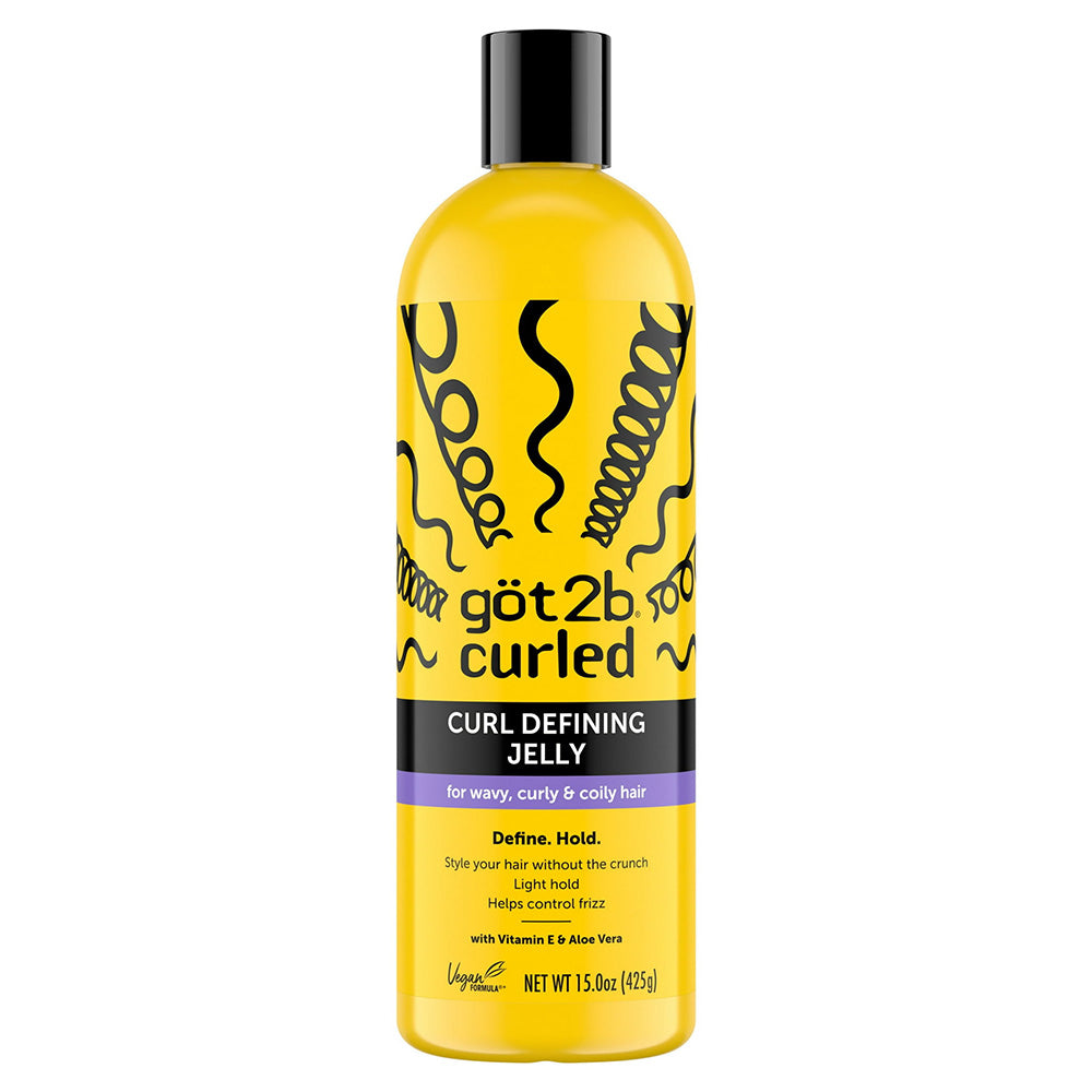 Got2b Curled Curl Defining Jelly for Wavy Curly and Coily Hair 15Oz (425g)