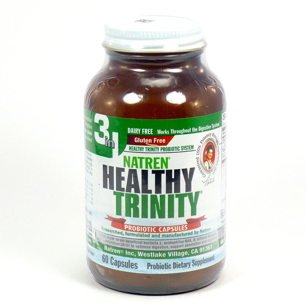 Natren Healthy Trinity Dairy Free Capsules, 60 Ea