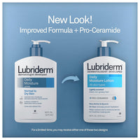 Lubriderm Daily Moisture Lotion Lightly Scented with Shea Butter and Glycerin, 16 Oz