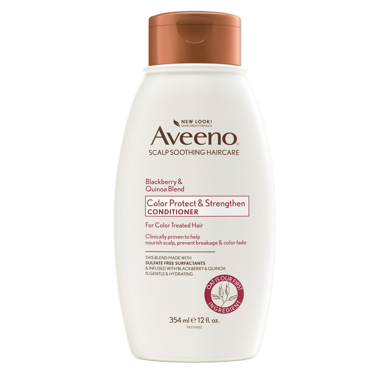 Aveeno Conditioner Blackberry Quinoa Protein Blend, 12 Oz