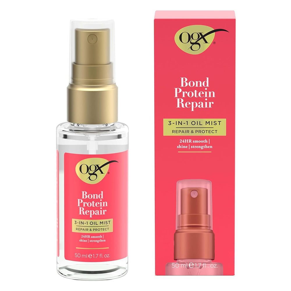 Ogx Repair and Protect Bond Protein Hair Repair 3 in 1 Oil Mist 1.7Oz (50ml)
