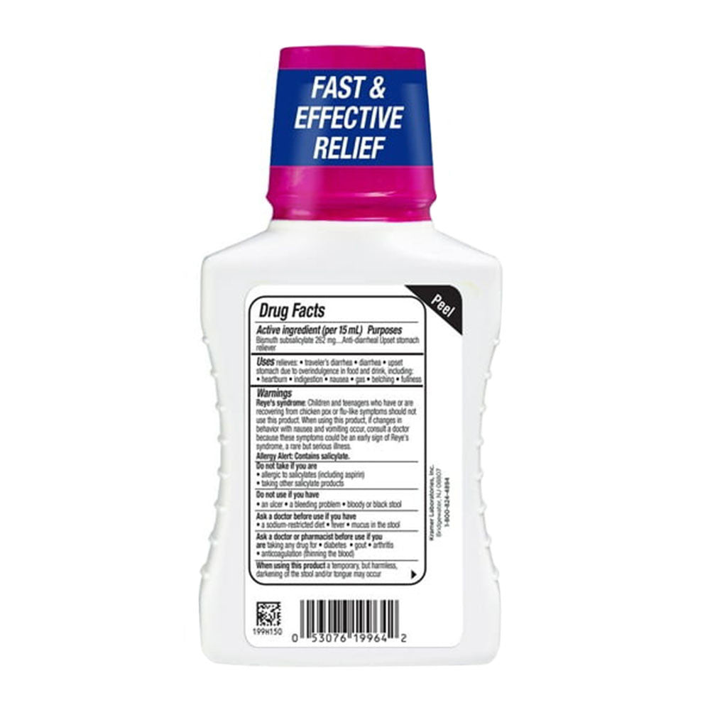Kaopectate Anti Diarrheal And Upset Stomach Relief Liquid, Peppermint, 11 Oz