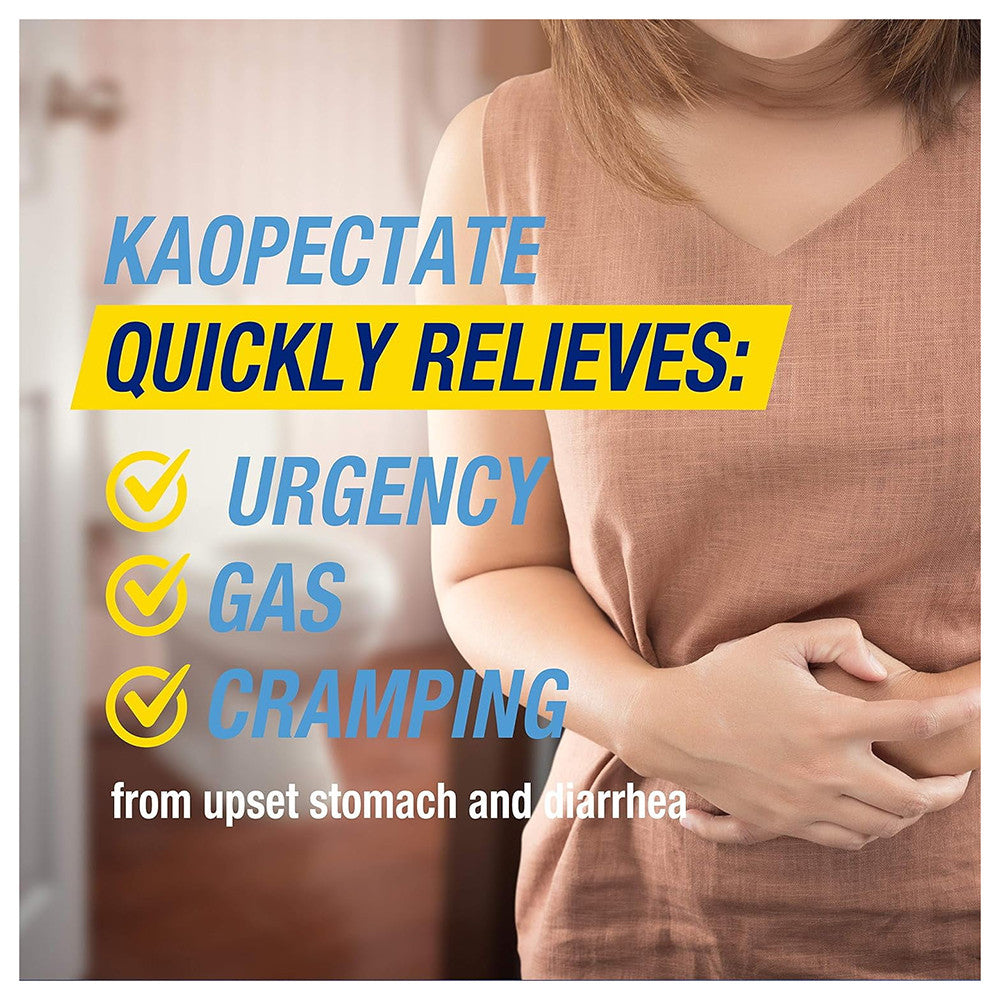 Kaopectate Diarrhea and Upset Stomach Pain Relief Coated Caplets, 42 Ea