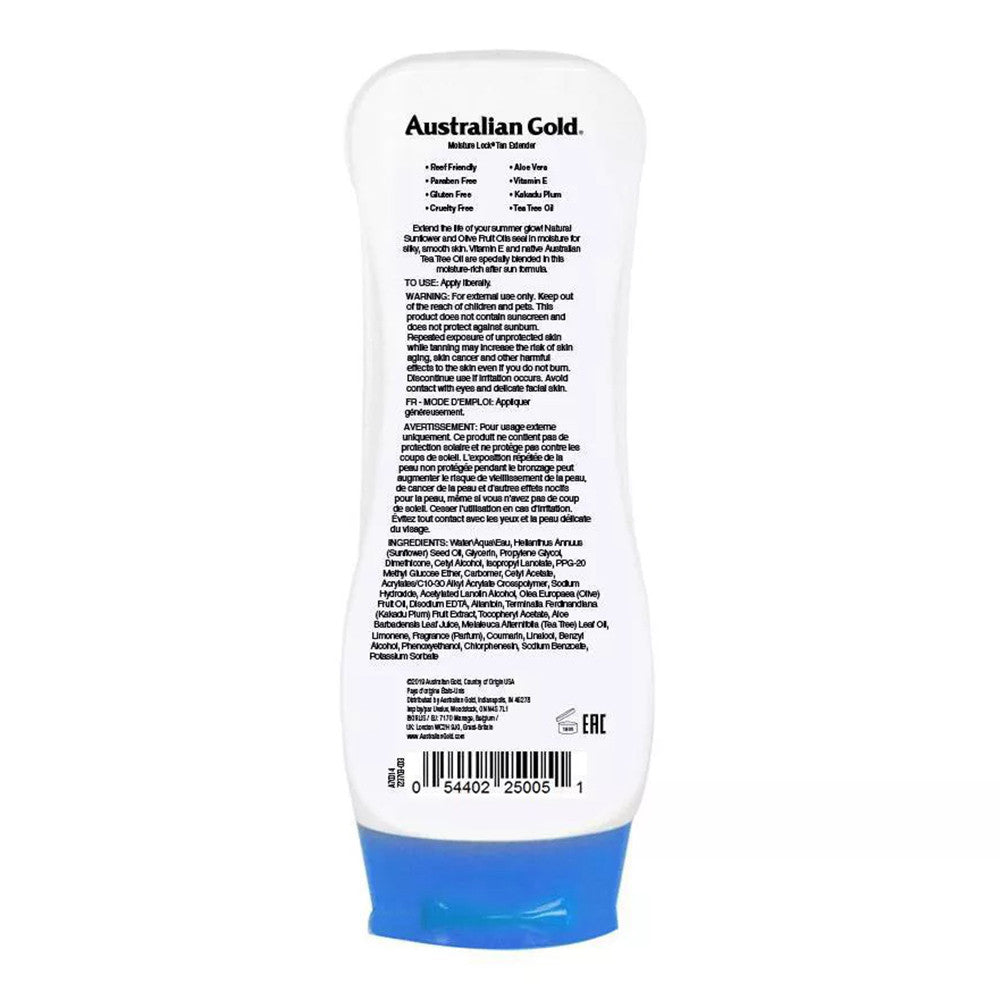Australian Gold Moisture Lock Tan Extender Lotion, 8 Oz