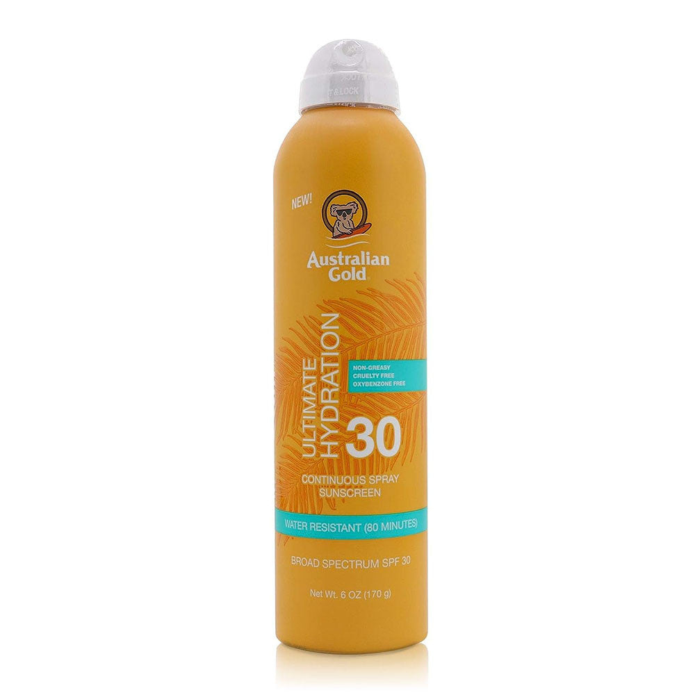Australian Gold Continuous Quick Dry Spf 30 Spray, 6 Oz