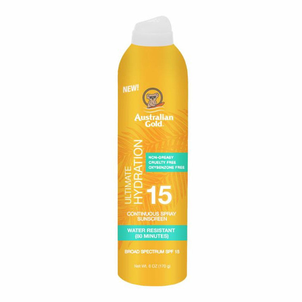 Australian Gold Ultimate Hydration Continuous Spray Spf 15, 6 Oz